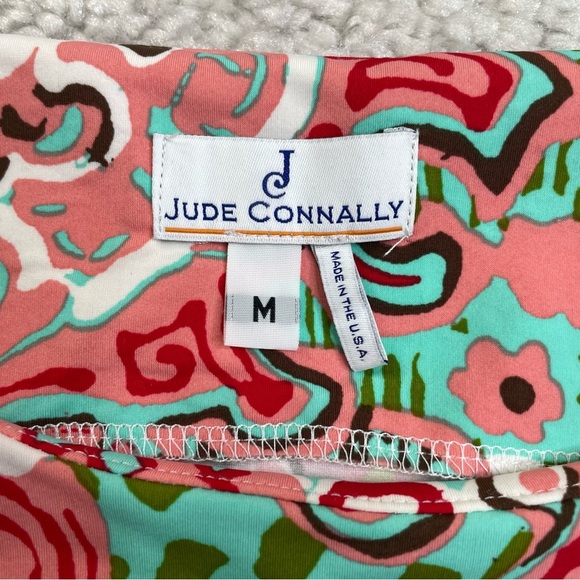 Jude Connally Beth Multicolor Shift Dress Retro Vacation Cruise Abstract Medium - Picture 4 of 8